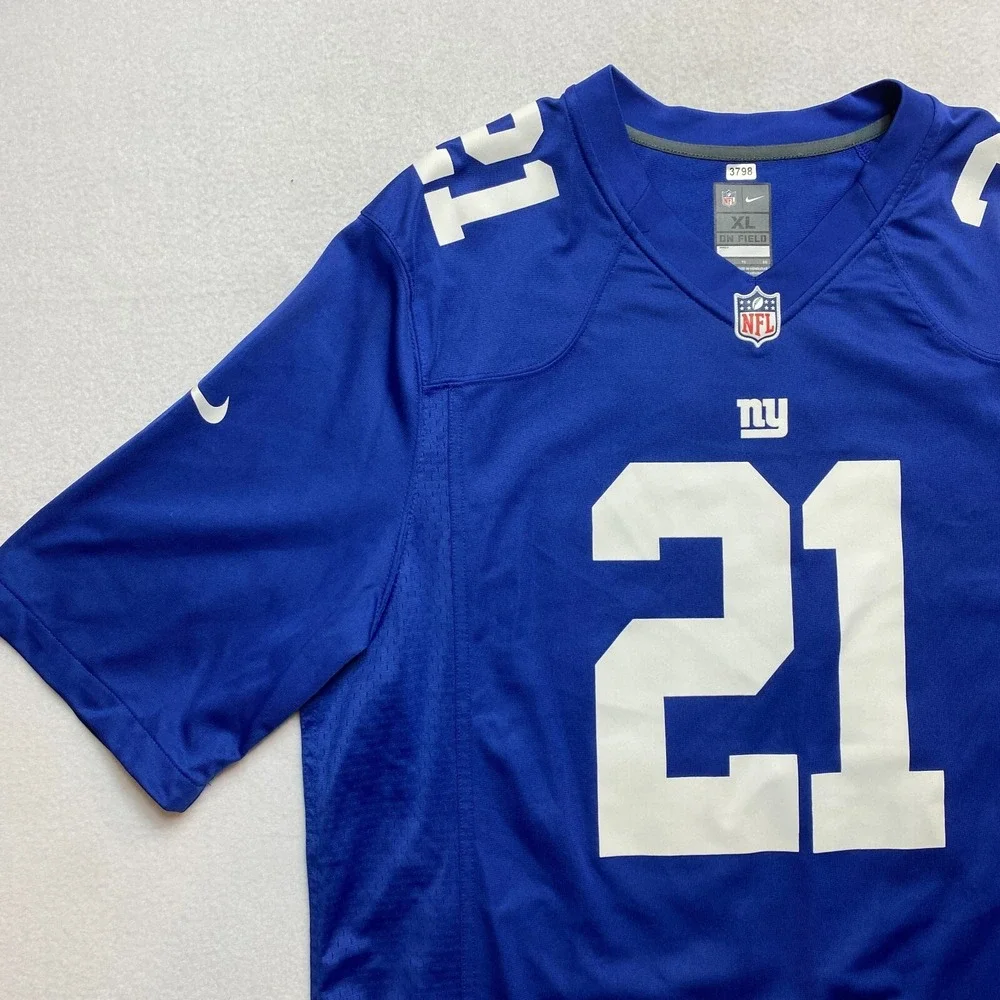 New York Giants Nike On Field Jersey Mens XL Blue Landon Collins  #21 NFL
